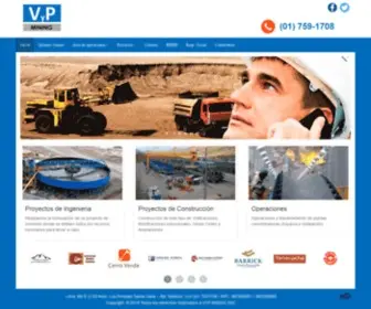 VYpmining.com(V y P MINING S.A.C) Screenshot