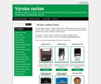 Vyroba-Razitek-Praha.eu(Výroba razítek Praha) Screenshot