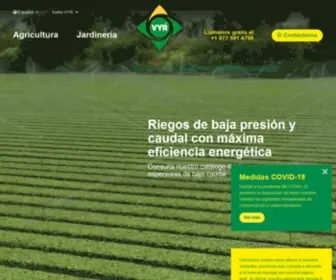 VYrsa.com(Riego eficiente por un mundo sostenible) Screenshot