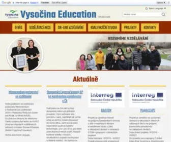 VYS-Edu.cz(Vysočina Education) Screenshot