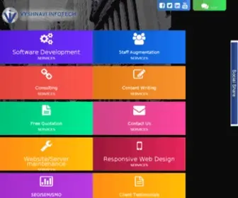 Vysinc.com(IT services in USA) Screenshot
