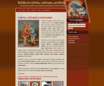 VysivKar.sk(Výšivka a vyšívanie rôznymi technikami) Screenshot