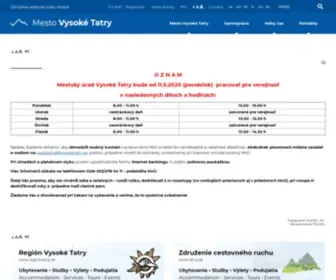 Vysoketatry.sk(Mesto) Screenshot