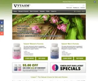 Vytasm.com(Performance Supplements for Women and Men) Screenshot