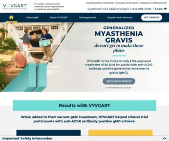 VYvgart.com(VYVGART (efgartigimod alfa) Screenshot