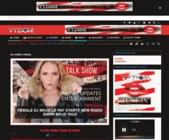 Vyzionradio.com(Vyzion Radio) Screenshot