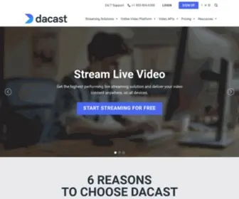 Vzaar.com(Dacast's Video Streaming Software) Screenshot