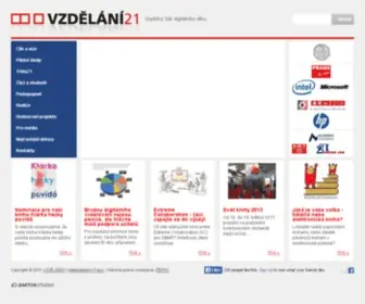 Vzdelani21.cz(Vzdelani 21) Screenshot