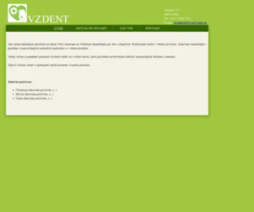 Vzdent.sk(VZ DENT) Screenshot