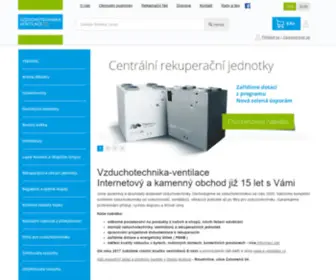 Vzduchotechnika-Ventilace.cz(Úvod) Screenshot