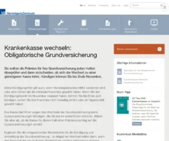 Vzonline.ch(Ratgeber VZ) Screenshot