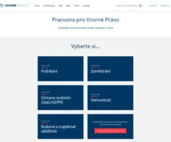 Vzornepravo.cz(Vzorné) Screenshot
