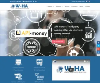 W-HA.com(Digital payments & services) Screenshot