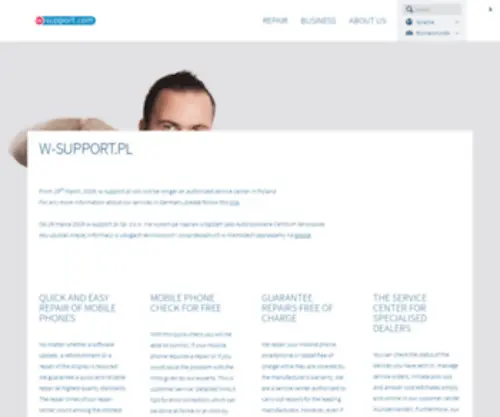 W-Support.pl(W-support-pl-landingpage) Screenshot