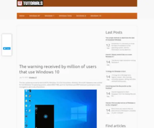 W-Tutorials.info(Windows Tutorials) Screenshot
