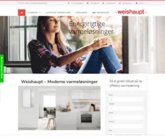 W-Varmepumper.dk(Weishaupt varmeløsninger) Screenshot