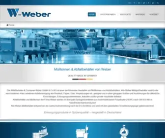 W-Weber.com(Mülltonnen) Screenshot