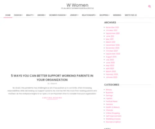 W-Women.org(W Women) Screenshot