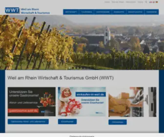 W-WT.de(Weil am Rhein Wirtschaft und Tourismus GmbH) Screenshot