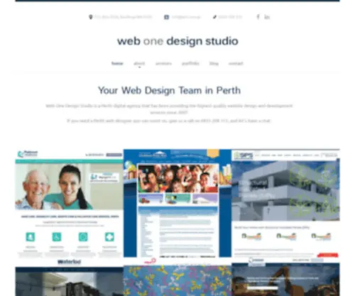 W1.com.au(Web design and development Perth) Screenshot