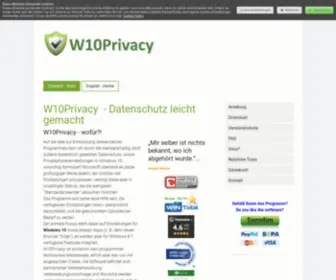 W10Privacy.de(Datenschutz leicht gemacht) Screenshot