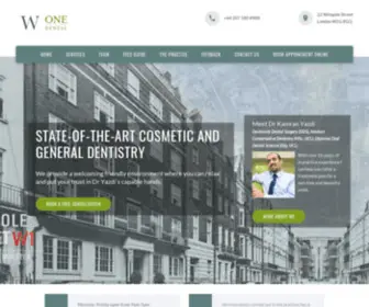 W1Dental.co.uk(Cosmetic And General Dentistry) Screenshot