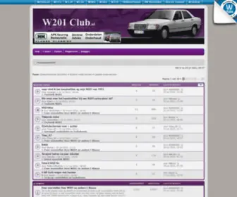 W201Club.nl(Club) Screenshot