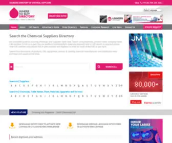 W2Bchemicals.com(Search the Chemical Suppliers Directory) Screenshot