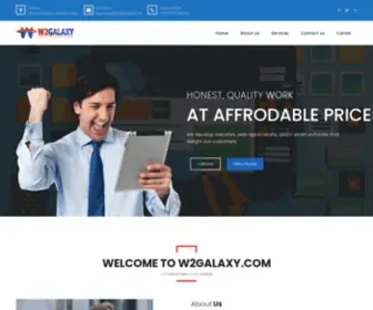 W2Galaxy.com(Website Design in Bhubaneswar) Screenshot