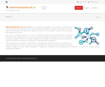 W2S.co.in(Welcome2Solutions & Co) Screenshot