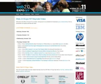 W2TV.co(Web 2.0 Expo New YorkCo) Screenshot