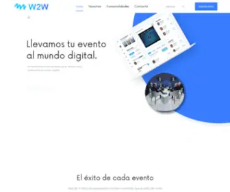 W2W.co(Eventos en el mundo digital) Screenshot