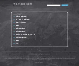 W3-Video.com(Firefox) Screenshot