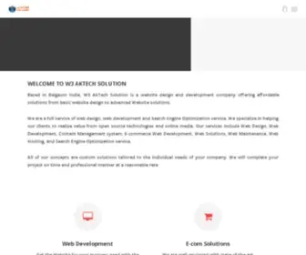 W3Aktech.com(W3 AkTech Solution) Screenshot