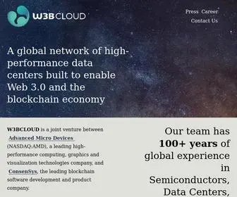 W3Bcloud.com(W3BCLOUD is a joint venture between Advanced Micro Devices (NASDAQ:AMD)) Screenshot