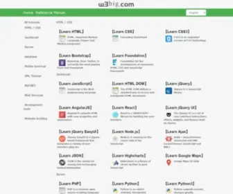 W3Big.com(Web Online tutorials) Screenshot