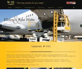 W3Cargo.com(Jasa Ekspedisi Import dan Jasa Forwarder Door to Door Cargo Cepat) Screenshot