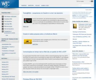 W3C.br(Consórcio World Wide Web (W3C)) Screenshot