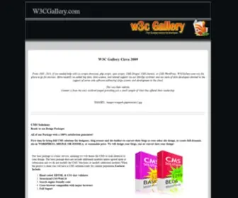 W3Cgallery.com(W3C Gallery) Screenshot