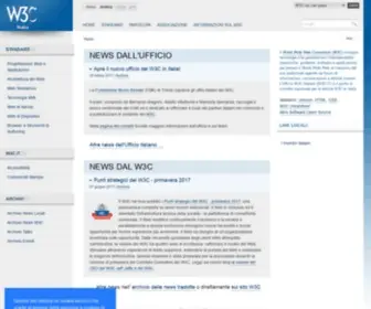 W3C.it(The World Wide Web Consortium (W3C)) Screenshot