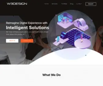 W3Design.in(Responsive Website Design and Web Developement Company in Delhi) Screenshot