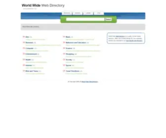 W3Directory.org(World Wide Web Directory) Screenshot