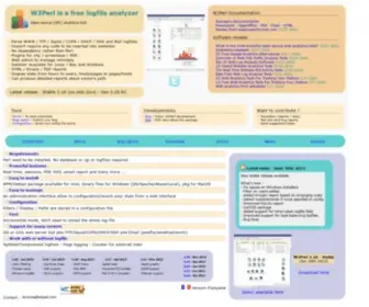 W3Perl.com(Free logfile analyzer) Screenshot