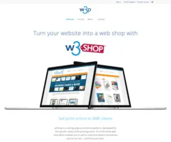 W3Shop.com(Get an Online Print Shop in 5 minutes) Screenshot