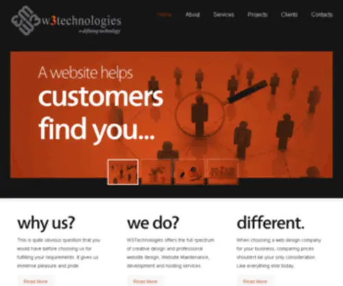 W3Technologies.in(W3 Technologies) Screenshot