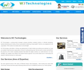 W3Tindia.com(Software Company in Bhubaneswar) Screenshot