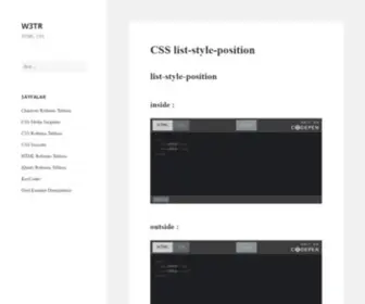 W3TR.com(HTML, CSS) Screenshot