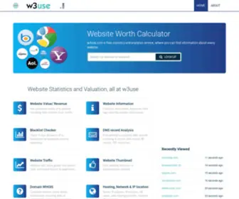 W3Use.com(Online Web Tools) Screenshot