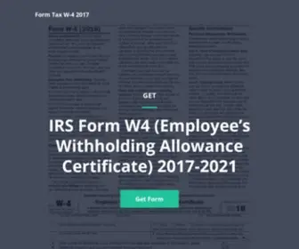 W4Form2017.com(IRS W4 form 2017) Screenshot