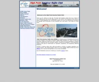 W4UA.org(High Point Amateur Radio Club) Screenshot